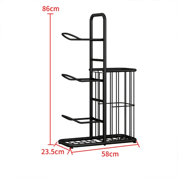 Outdoor Iron Ball Storage Rack